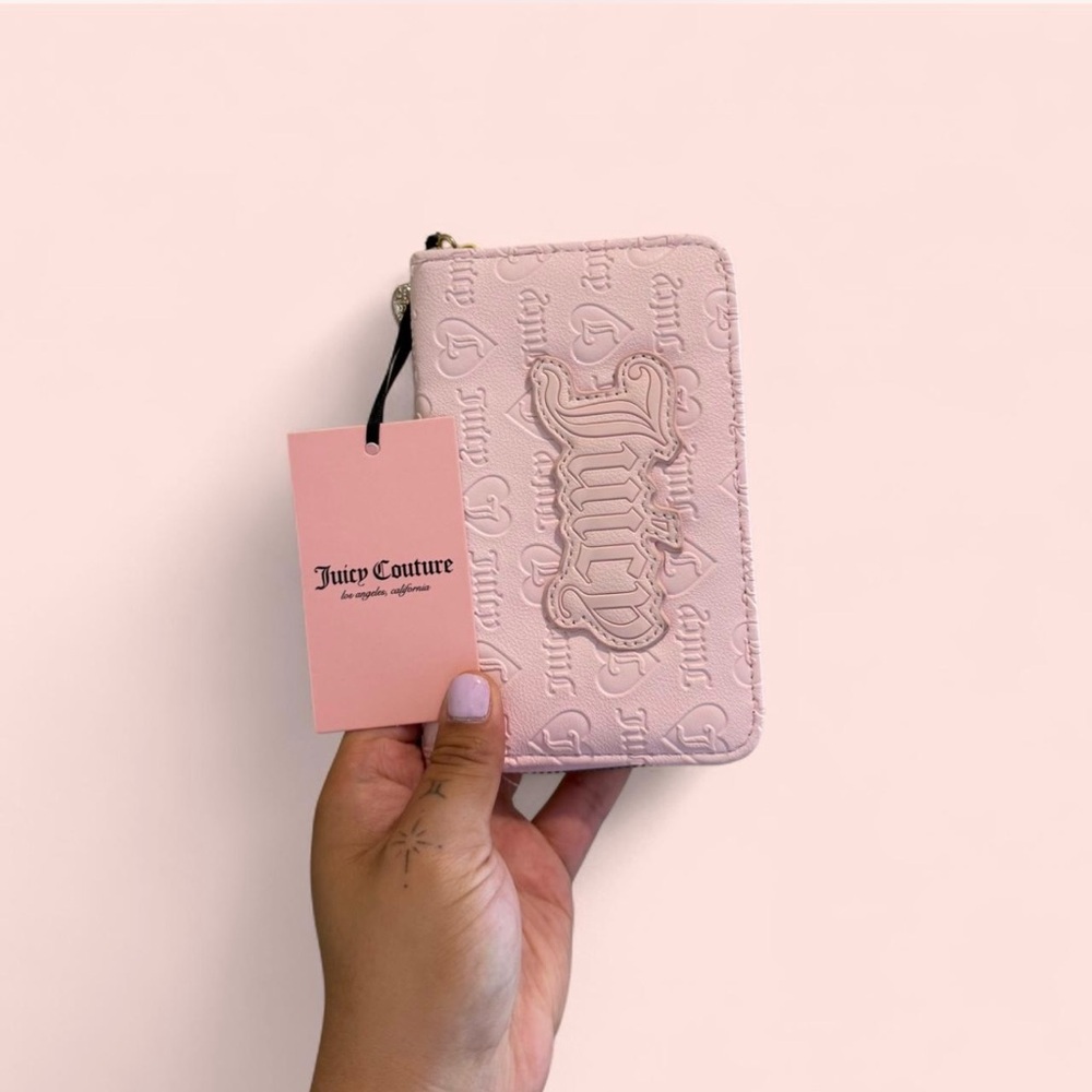 Juicy Couture Blush Pink Embossed Wallet